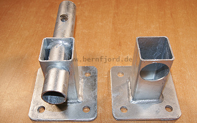 Bauzaun Wandhalter